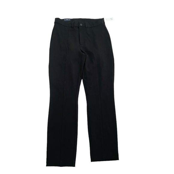 NWT Gap black Ponte knit high rise stretch legging flat front pant size 8 - Picture 1 of 8